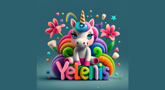 Ideograma de nombre Yelenis para descargar gratis.