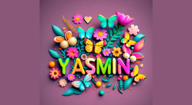 Ideograma nombre Yasmin para descargar gratis con Inteligencia Artificial.