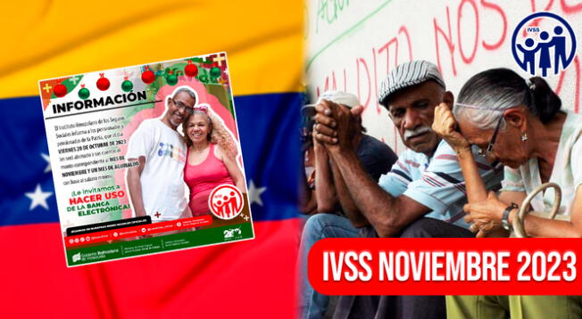 El régimen venezolano anunció el pago de IVSS de noviembre 2023, así como el depósito del mes de aguinaldo vía Sistema Patria.