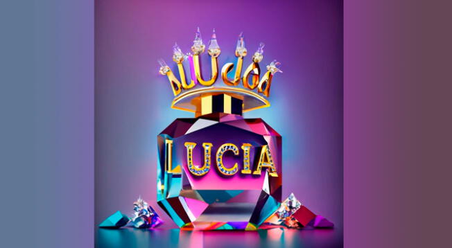 Nombre Lucía en 3D con Inteligencia Artificial gratis. Nombre Lucía en 3D con Inteligencia Artificial gratis.