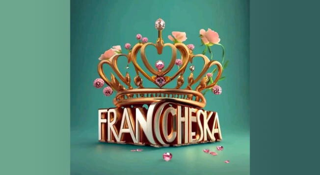 Ideograma de nombre Francheska para descargar gratis con IA.