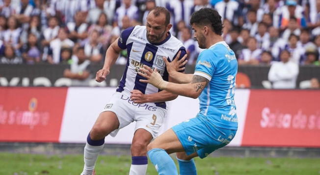 Hernán Barcos jugó los 90 minutos en el empate de Alianza Lima ante ADT.