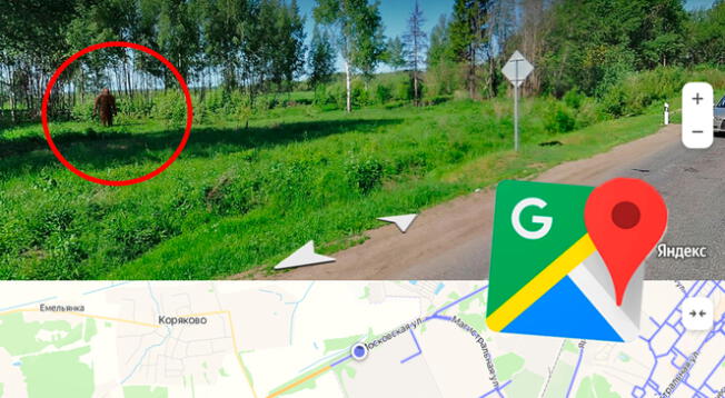 Las cámaras de Google Maps lograron captar a esta espeluznante criatura. ¿El 'Yeti' es real? Aquí lo sabrás.