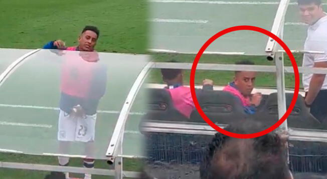 Christian Cueva tuvo cruce de palabras con un hincha de Alianza Lima