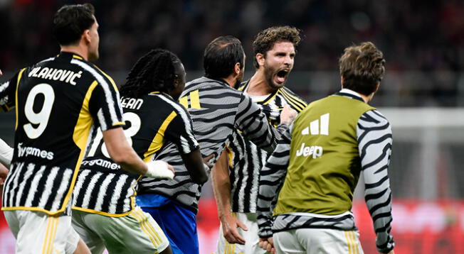 Juventus se quedó con la victoria ante AC Milan en esta jornada de la Serie A