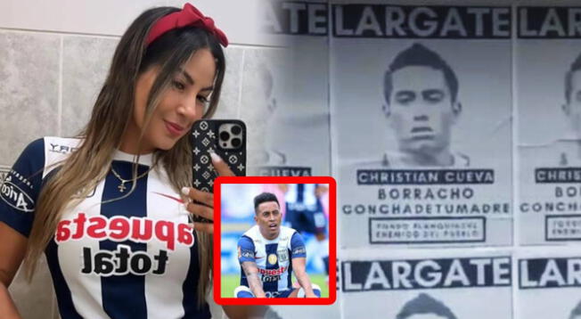 Esposa de Christian Cueva le brinda su respaldo ante situación complicada que vive el futbolista.