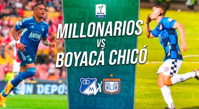 Millonarios vs Boyacá Chicó EN VIVO: a qué hora juegan y dónde ver Liga BetPlay