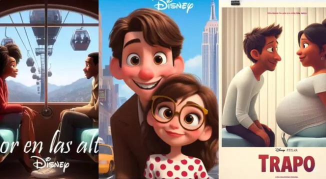 Aprende a crear las portadas Disney en parejas de forma fácil