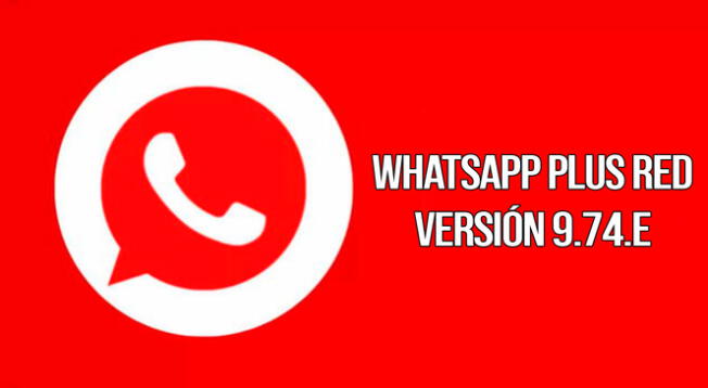 Descarga y activa el WhatsApp Plus Red en tu smartphone Android. Es GRATIS y no tiene VIRUS.