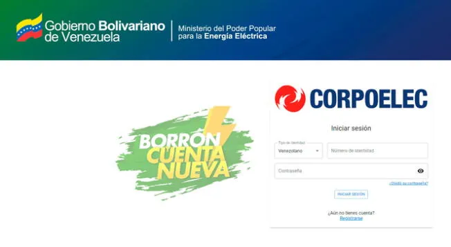 Conoce cómo registrarte en Corpoelec para hacer tus pagos en línea.