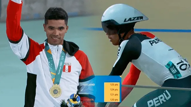 El ciclista peruano consiguió la medalla de oro en ciclismo en ruta.