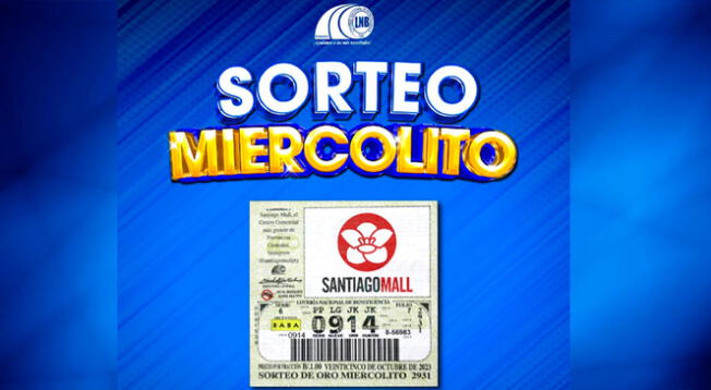 Sigue el sorteo Miercolito de HOY de la Lotería Nacional de Panamá.