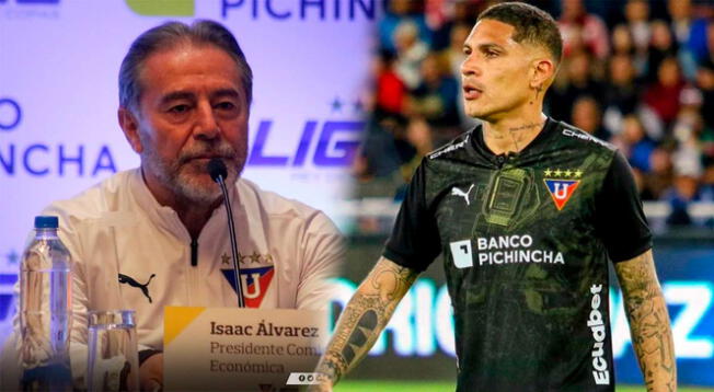 Presidente de LDU habló de Paolo Guerrero