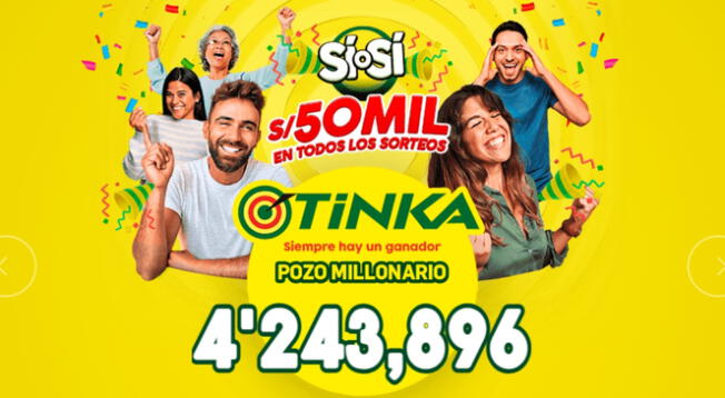 Conoce los números ganadores de la última edición de La Tinka.