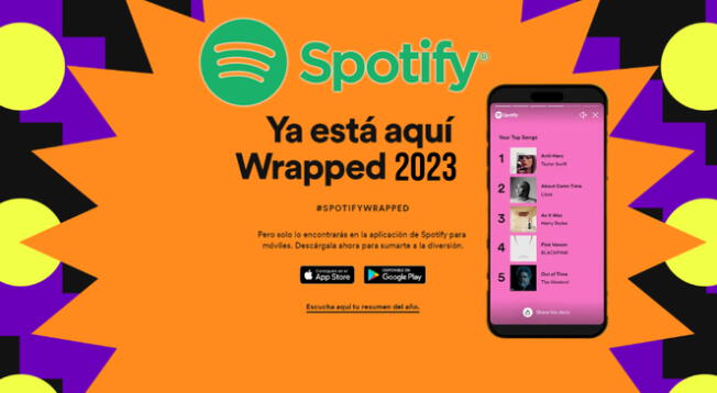 Conoce cuándo sale el Spotify Wrapped 2023 y hasta qué fecha contará las canciones escuchadas.