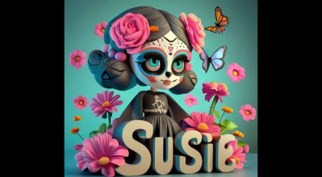 Susie fue diseñado con el programa Ideogram. Susie fue diseñado con el programa Ideogram.