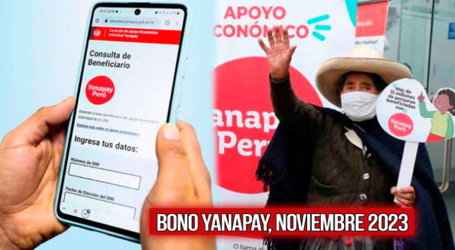 Conoce si en noviembre del 2023 se entregará nuevamente el famoso Bono Yanapay de 700 soles.