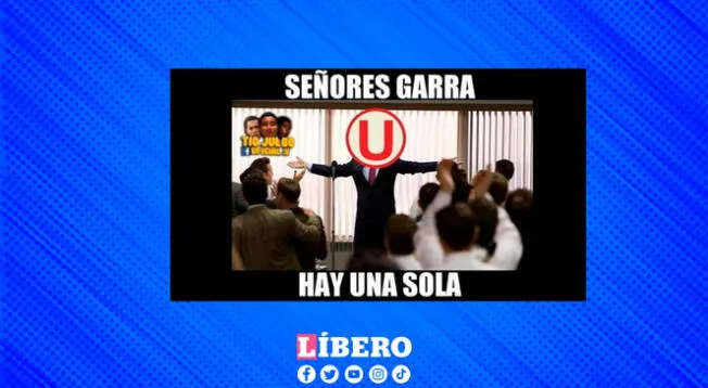 "Señores, garra hay una sola", es la frase de este meme.