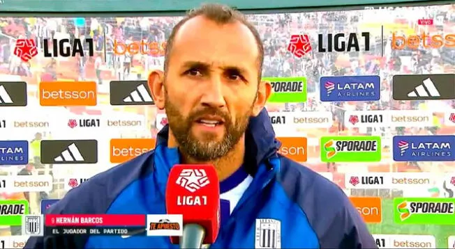 Hernán Barcos habló tras victoria de Alianza Lima y conocer que jugará ante la 'U' en la final