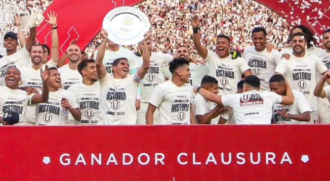 Universitario es el nuevo campeón del Torneo Clausura.
