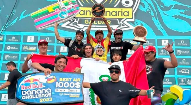 Joven puntanegrino Maycol ‘Pirpo’ Yancce logró el campeonato mundial de bodyboard junior en España