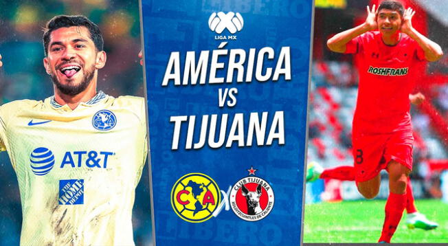 América se enfrentará a Tijuana por la Liga MX