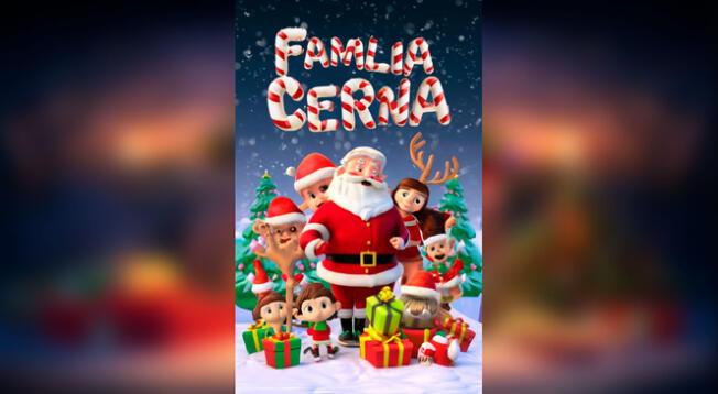 La familia Cerna celebrará junto con Papá Noel en esta Navidad 2023. | Composición: Líbero.