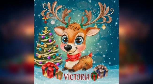 Victoria, es un nombre muy bonito y está inspirado en Navidad.| Composición: Líbero.