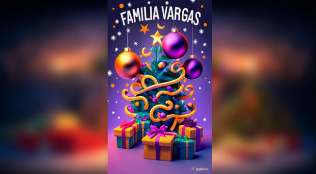 El árbol y los regalos están listos para celebrar la Navidad con este diseño 3D. | Composición: Líbero.