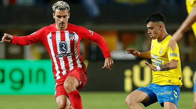 Atlético Madrid no pudo vencer a Las Palmas en Gran Canaria.