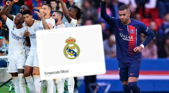 Real Madrid emitió un comunicado sobre Kylian Mbappé