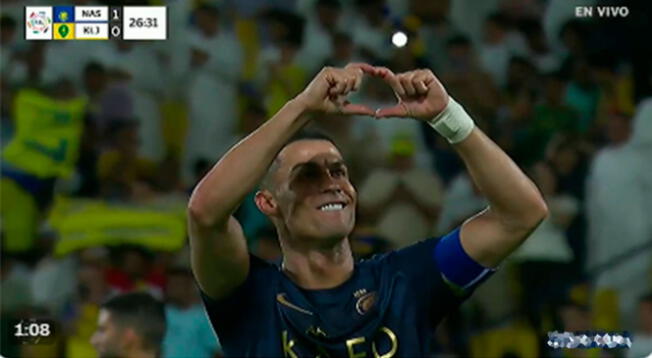 Cristiano Ronaldo anotó espectacular golazo para Al Nassr