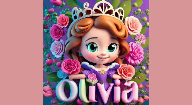 Ideogram crea nombre Olivia con diseño gratis de la 'Princesa Sofía' en 3D. Ideogram crea nombre Olivia con diseño gratis de la 'Princesa Sofía' en 3D.