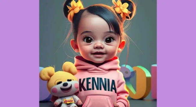 'Kennia' es el nombre que lleva este singular diseño de Ideogram.