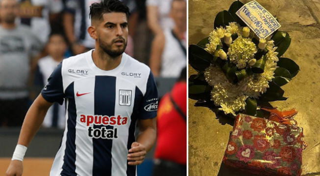 Supuestos hinchas de Universitario, envían arreglo fúnebre a Zambrano.