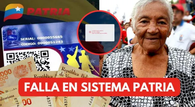 Revisa AQUÍ qué bono del Sistema Patria se ha visto retrasado en su pago.