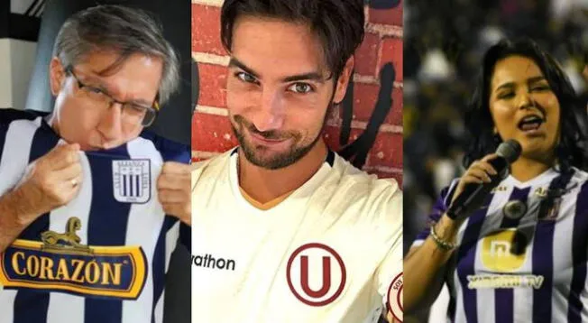 Conoce qué equipos tienen los personajes más famosos del Perú ante el clásico