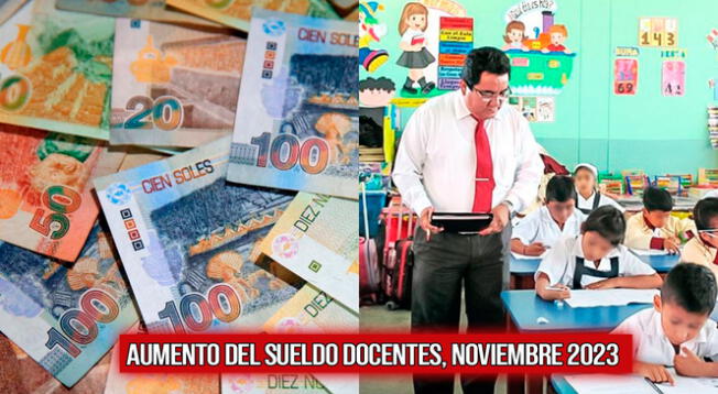Conoce la fecha en la que se incrementará el salario a docentes peruanos.