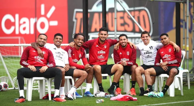 Selección peruana cumplió un día más de entrenamiento en la Videna.