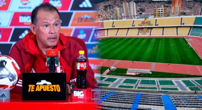 Reynoso y su tajante postura sobre la cancha del Hernando Siles para el Perú vs Bolivia