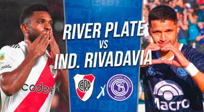 River Plate e Independiente Rivadavia chocarán en el Estadio Malvinas Argentinas.