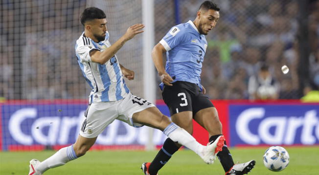 Argentina y Uruguay jugaron por las Eliminatorias 2026.