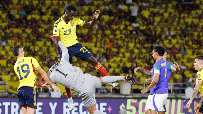 Colombia recibió a Brasil por las Eliminatorias Sudamericanas 2026.