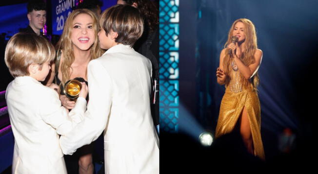 Descubre cuál fue la promesa que Shakira le hizo a sus hijos en los Latin Grammy 2023.
