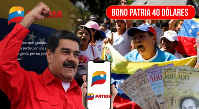 Entérate de las últimas noticias sobre el nuevo Bono de la Patria de 40 dólares anunciado por Maduro.