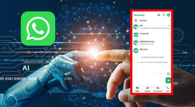 WhatsApp 2023: conoce cómo será el botón de IA en la app