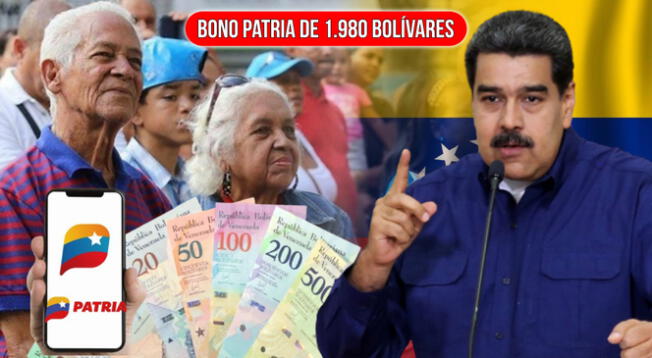 Conoce las últimas noticias sobre el pago del nuevo bono patria de noviembre 2023.