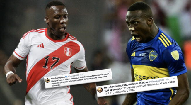 Hinchas de Boca Juniors festejan la desconvocatoria de Luis Advíncula con Perú