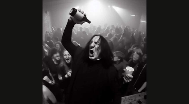 Severus Snape lo dio todo al ritmo de la música rave.