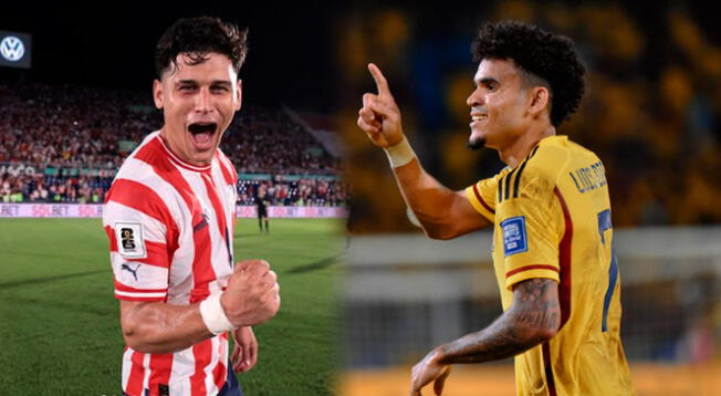 Paraguay y Colombia buscan cerrar de gran manera las Eliminatorias 2026.